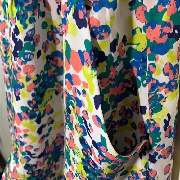 Adelyn Rae Anthropologie V-Neck Floral Romper Women’s Size Small - Picture 4 of 10